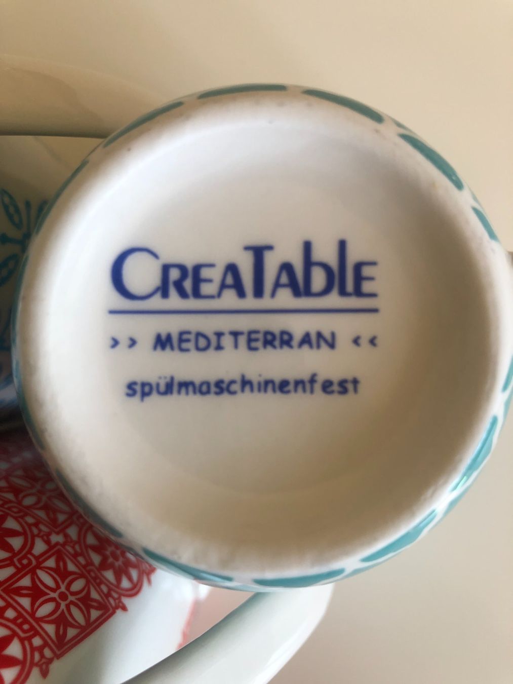 Tazze: Mugs CreaTable Mediterran – Usato da Bassersdorf venduto da sammelfloh 7