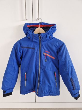 Kamik Kinder-Winterjacke Blau/Orange – Grösse 116