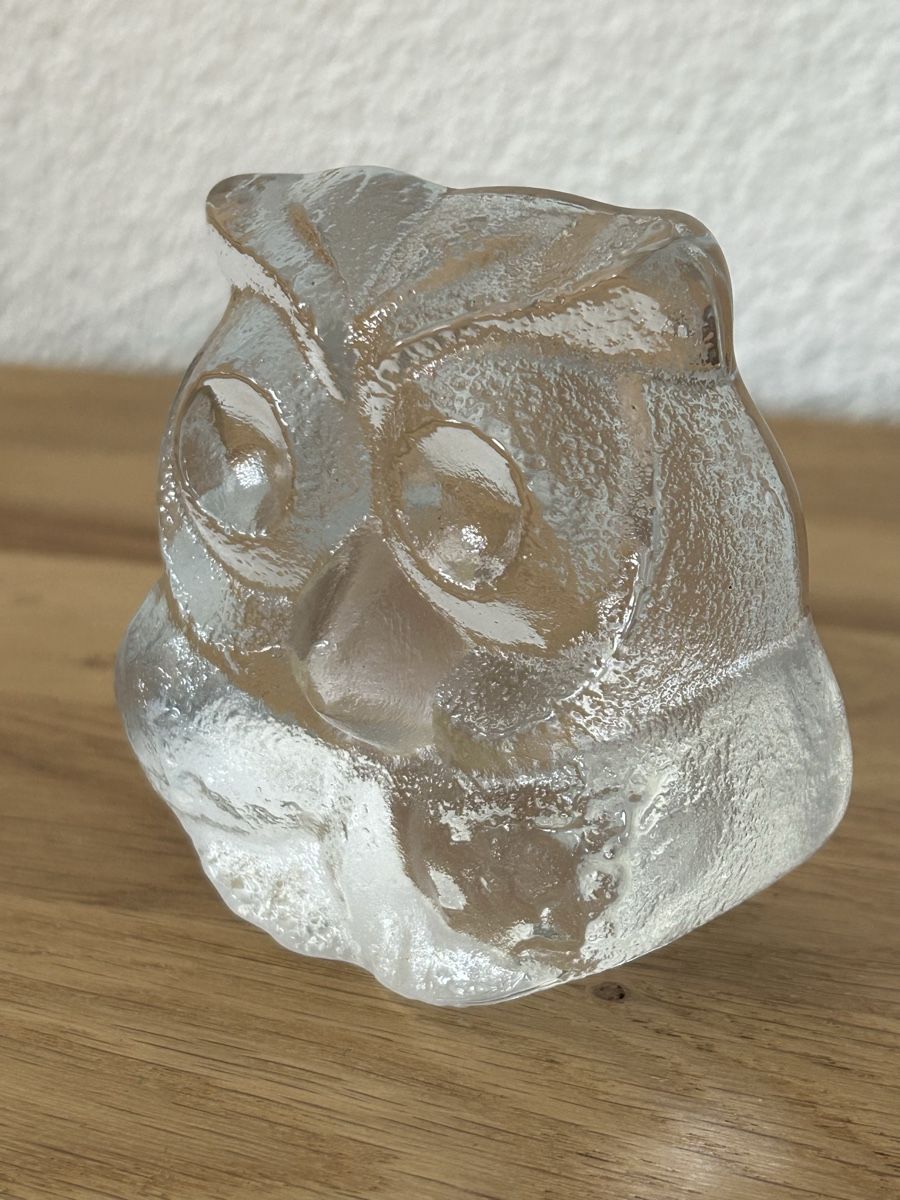 Statuette: Riedel Kristall Eule Glasfigur Briefbeschwerer – Usato da Wettingen venduto da Mmccl 5