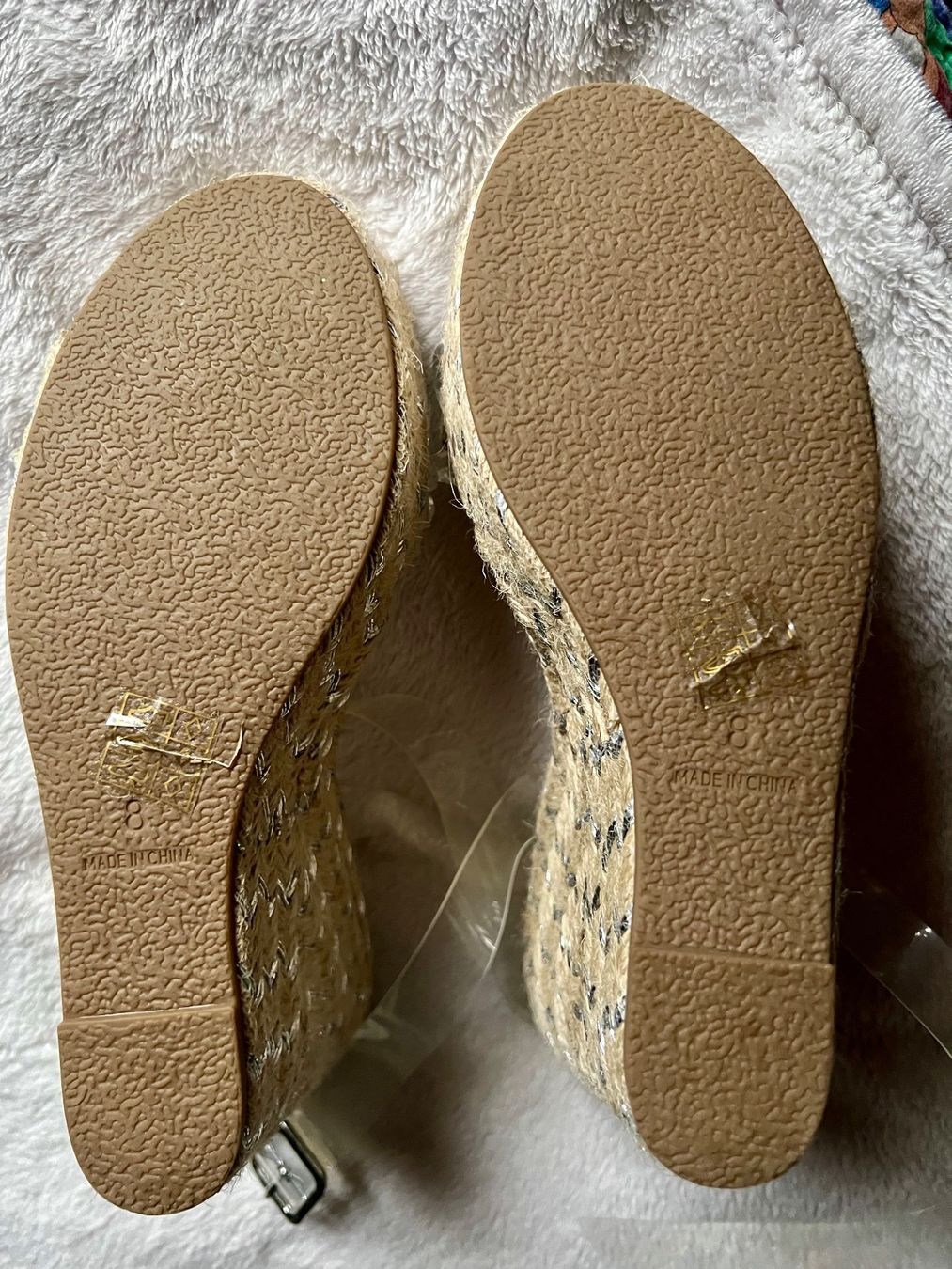 Scarpe da donna: BEBO Keilsandalette/Espadrilles transparent Gr.40-40.5 – Nuovo (secondo la descrizione) da Niederlenz venduto da casita9 7