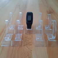 9 Uhrenständer aus Acryl transparent guter Zustand