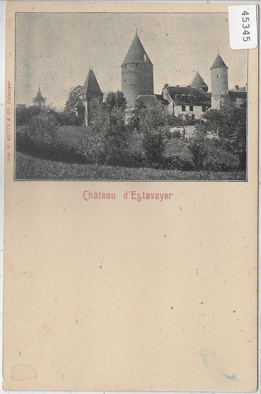 Cartoline postali: Chateau d'Estavayer – Usato da Ettingen venduto da Kartenplanet