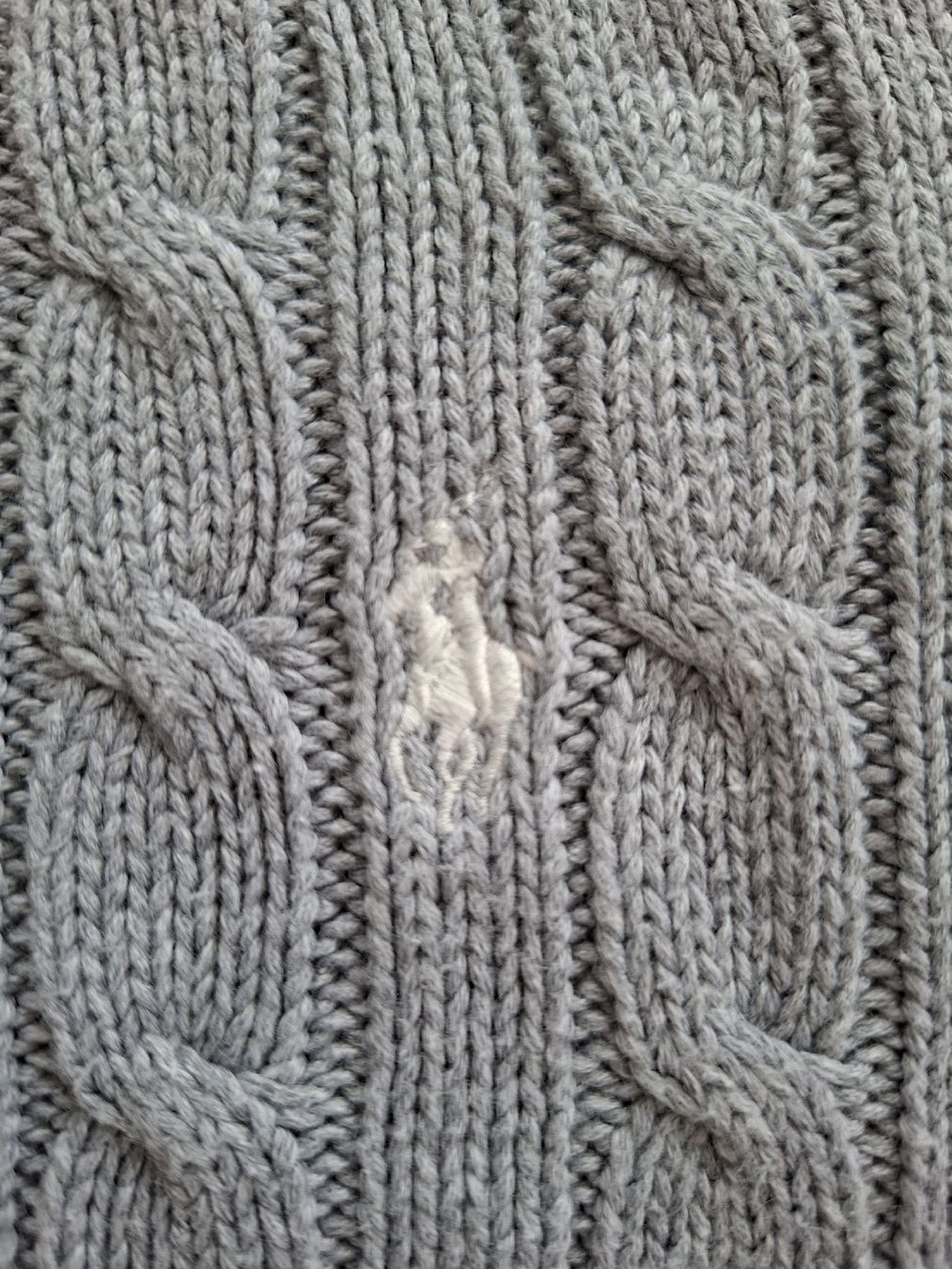 Ralph Lauren Pullover & Sweatshirts: Pull Ralph Lauren maille torsadée gris taille M – Gebraucht aus Renens VD von ser_j2fn 5