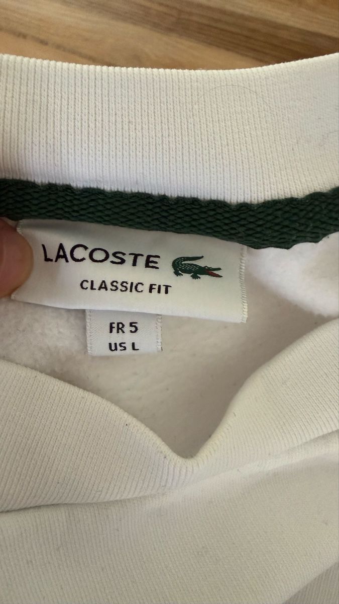 Lacoste Pullover & Sweatshirts: Lacoste Pullover White Classic Fit Size L – Gebraucht aus Buchs AG von sxf96 3