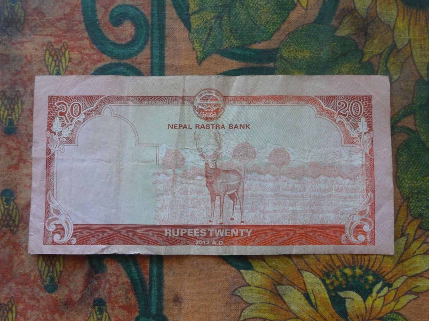 Banconote: NEPAL  (B)  20  Rupees  Billet – Usato da Romanel-sur-Lausanne venduto da Swift13 1