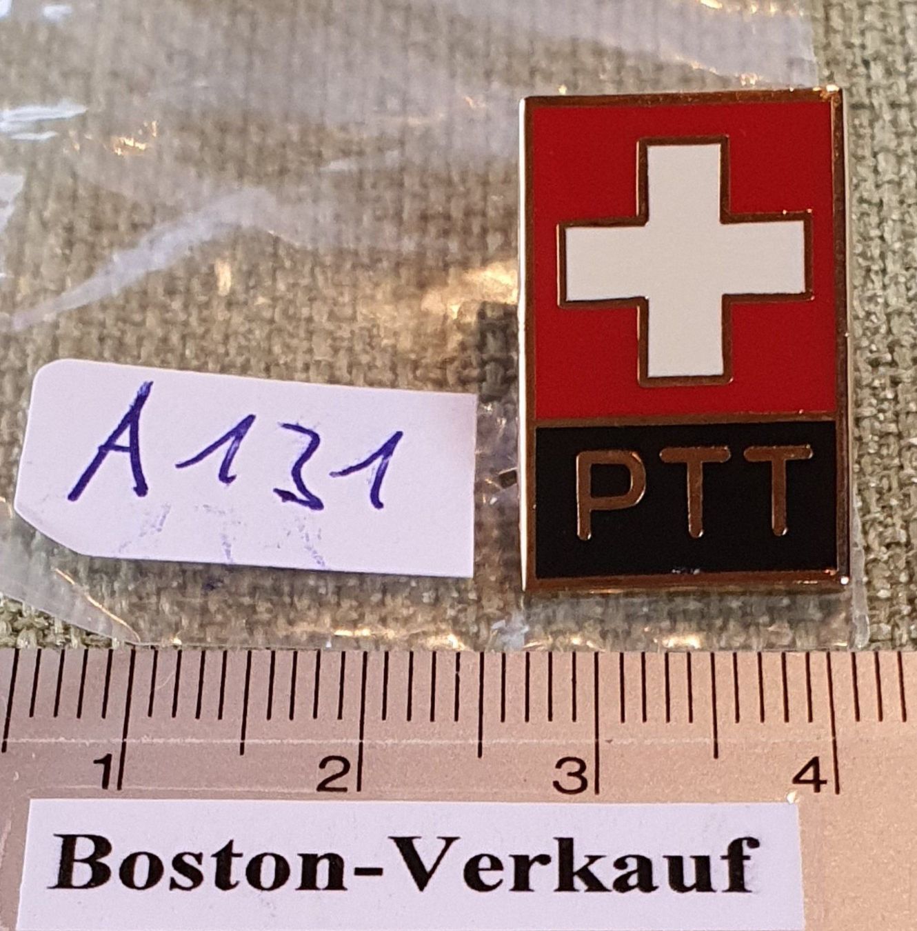 Placchette & Badge: A131 - Pin PTT Post Signet Logo Emblem – Usato da Reinach BL venduto da Boston-Verkauf 2