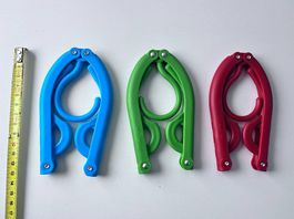 Faltbare Reise Kleiderbügel Rubytec x3 NEU