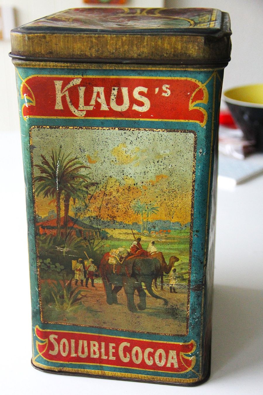 Barattoli: antike Blechdose Klaus Cacao Soluble – Usato da Luzern venduto da chf_zvb8 3
