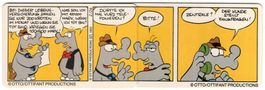 Otto's Ottifanten - seltenes Comic Telefonkarten Puzzle