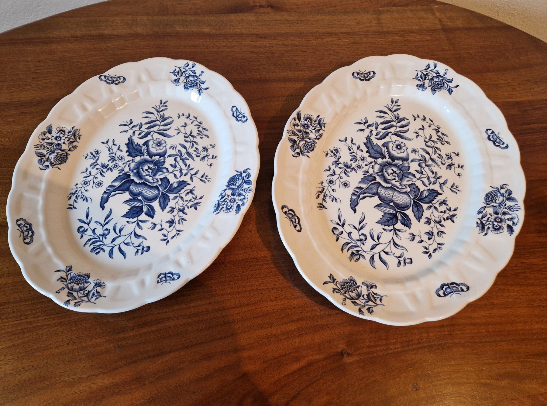 Piatti di portata: 2 Ovale Platte/Peony – Nuovo (secondo la descrizione) da Bern venduto da Antikbatik