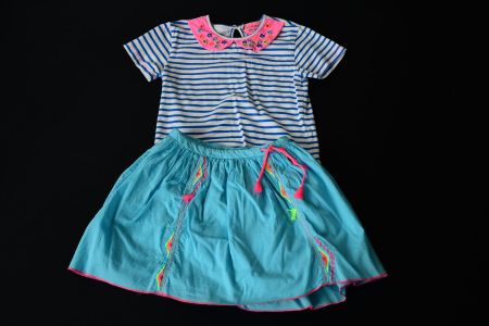 wie neu  Set : T-shirt, Rock von Mim-Pi gr. 146 152
