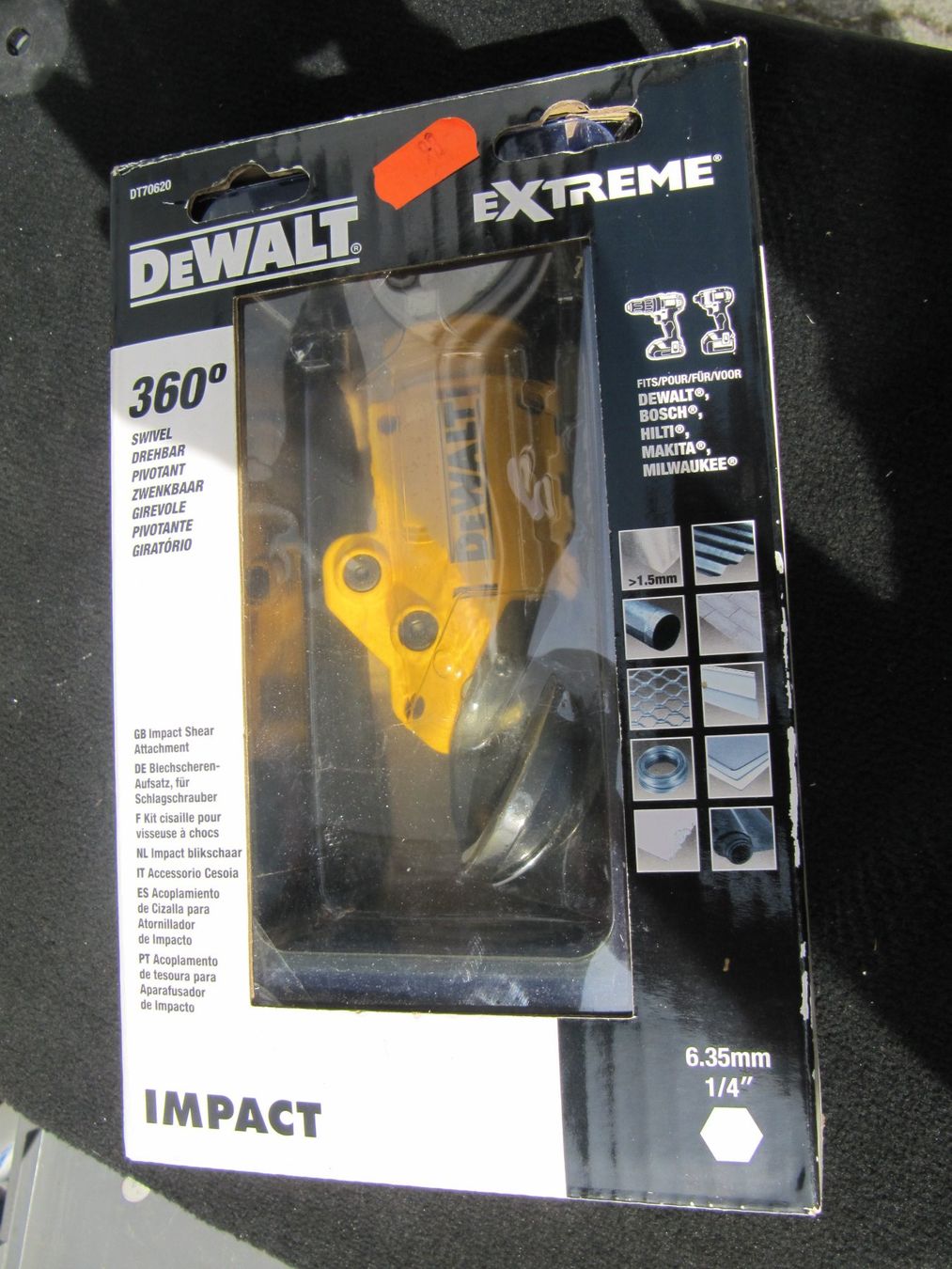 Dewalt Tutti gli attrezzi: Blechschneider/Blechschere DeWalt -Aufsatz – Usato da Basel venduto da stefan4057