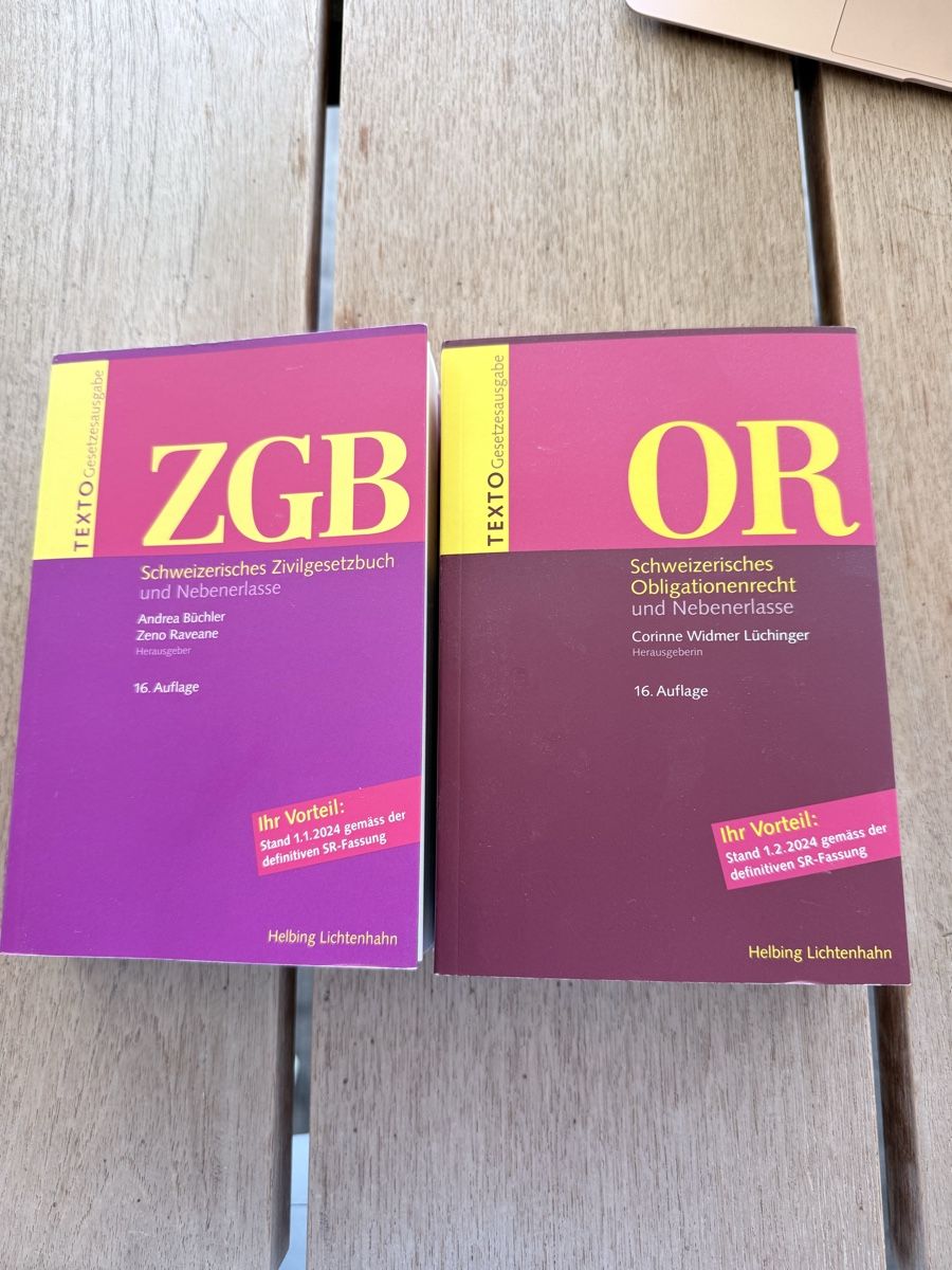 Libri: ZGB und OR Schweizer Gesetzestexte  – Nuovo (secondo la descrizione) da Wermatswil venduto da FEDN