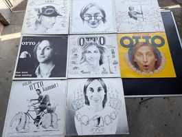 8 Stk. Schallplatten Otto Waalkes!!