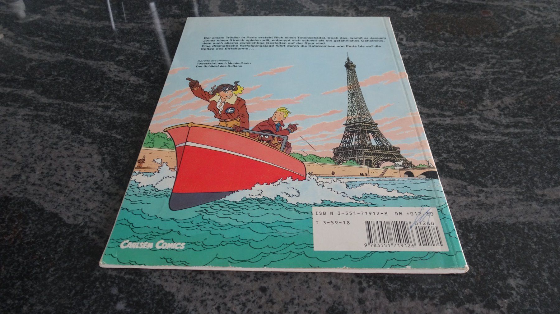 Fumetti: DER SCHÄDEL DES SULTANS  CARLSEN COMIC – Usato da Zürich venduto da Roulet 1
