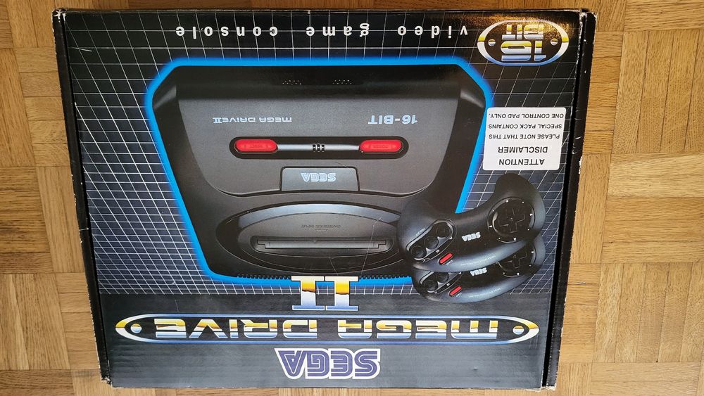 Sega Mega Drive 2 ,mit 1 Spiel, 2 Controller, MEGA KEY 2 (Gebraucht) in ...