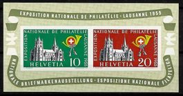 1955, W35** Block Lausanne postfrisch (15195)