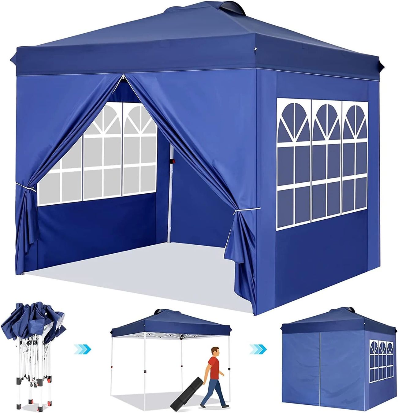 Tende : Faltpavillon 2.4x2.4m - 4 Seitenwände – Nuovo e nell'imballaggio originale da Winterthur venduto da aredo