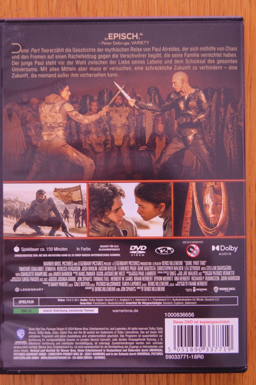 Tutti i DVDs: Dune Part Two – Nuovo (secondo la descrizione) da Au ZH venduto da knopf761 1