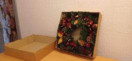 Déco/Geschenk/Mitbrinsel/Tisch mit Kerze od.Wandd.+ zur Türd