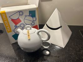Arzberg Teeset weiss neu mit OVP 49 Zeichen