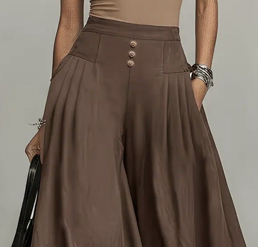 Gonne: Chic Maxi Gonna-colore cafe-tgM/L-nuova – Nuovo e nell'imballaggio originale da Gordevio venduto da LanaZimm 3