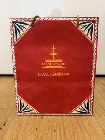 Dolce & Gabbana Fiasconaro Luxus-Tragetasche Rot