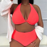 Women's Orange and Pink Bikinis-and-tankini-sets