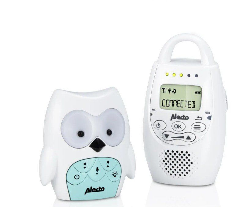 Babyphone: Alecto Digitales Babyphone DBX-84, Eule, weiss/mintgrün – Nuovo e nell'imballaggio originale da Bassersdorf venduto da COOL-AG