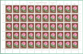 1964  Bogen  Pro Juventute    Rotklee     postfrisch