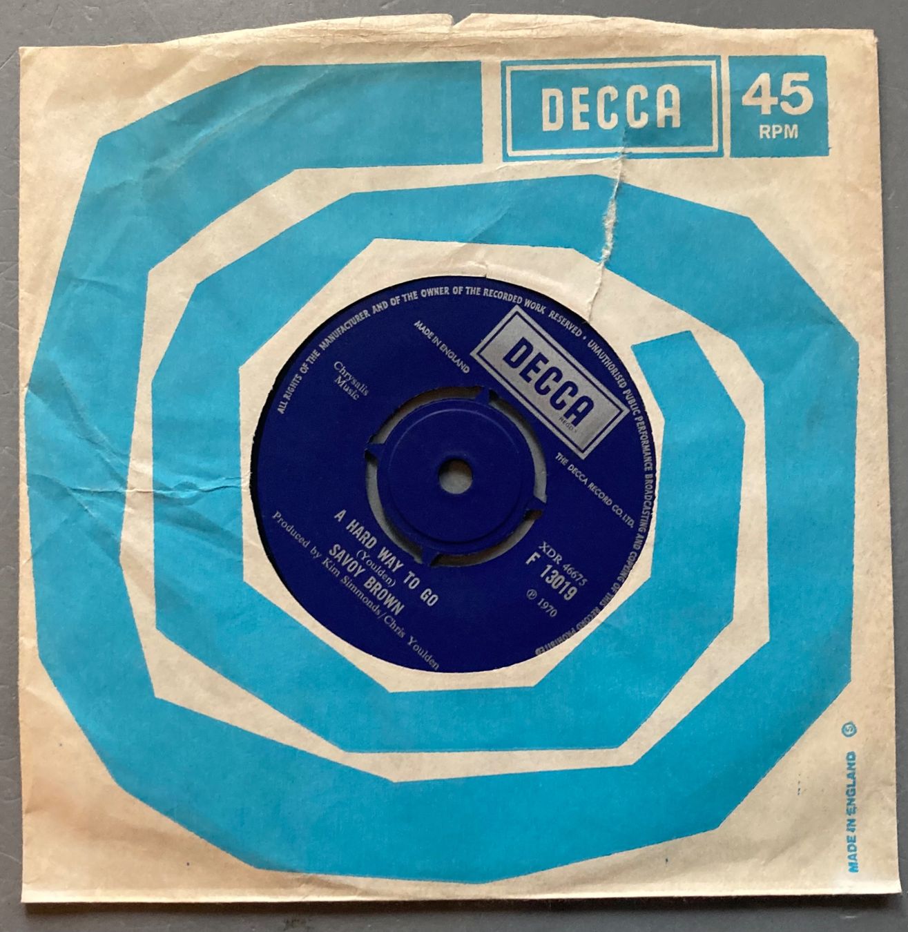 Dischi in vinile: SAVOY BROWN - A HARD WAY TO GO – Usato da Poliez-Pittet venduto da Newtown-Records
