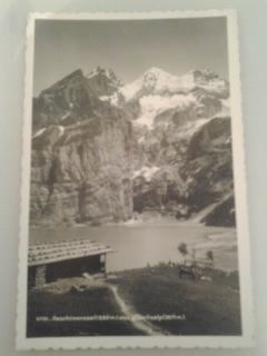 Cartoline postali: Oeschinensee und Blümlisalp – Usato da Sargans venduto da nicsam1815