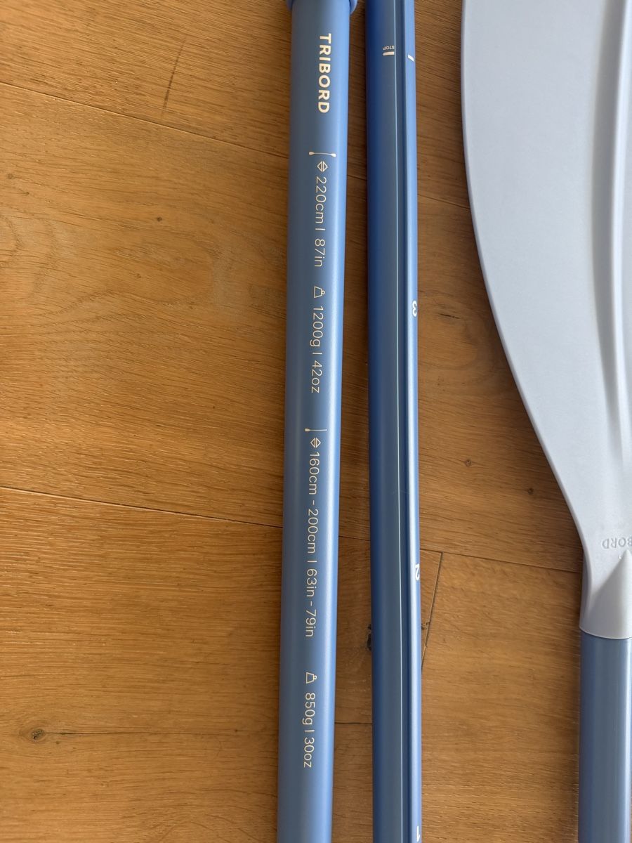 Decathlon Gommoni, kayak & canoe: TRIBORD Paddel SUP, Kajak neu – Nuovo e nell'imballaggio originale da Neftenbach venduto da Sunnystreet 1