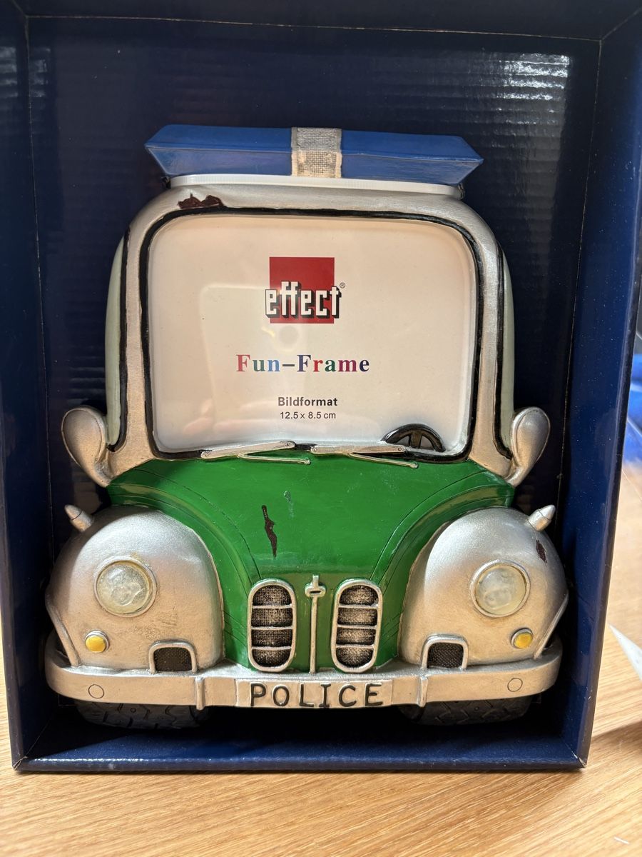 Cornici: Bilderrahmen Polizeiauto – Nuovo e nell'imballaggio originale da Itingen venduto da reb_ypd5