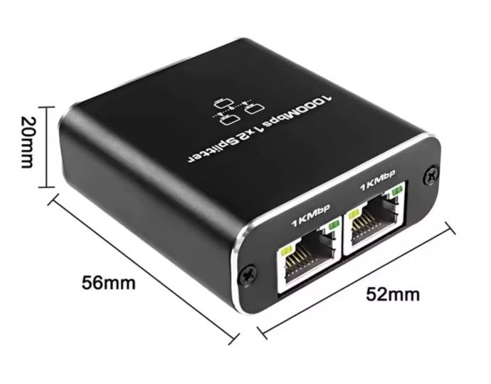 Hub & Switch: RJ45 Splitter Gigabit Ethernet Adapter – Usato da Schlossrued venduto da Eliazar