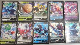 10x Pokémon Karten V JP - Top Zustand - Seltene Karten!