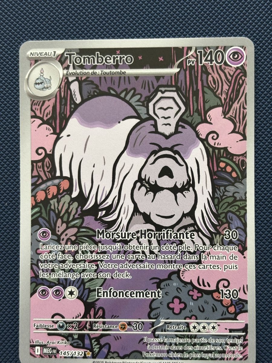 Pokémon Carte collezionabili: Carte Pokémon TOMBERRO meg 145 fr – Nuovo (secondo la descrizione) da lausanne venduto da helderj