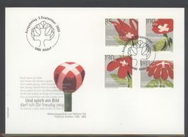 2009, FDC, Schweiz aus Sicht ausländischer K (Nr. 1316–1319)