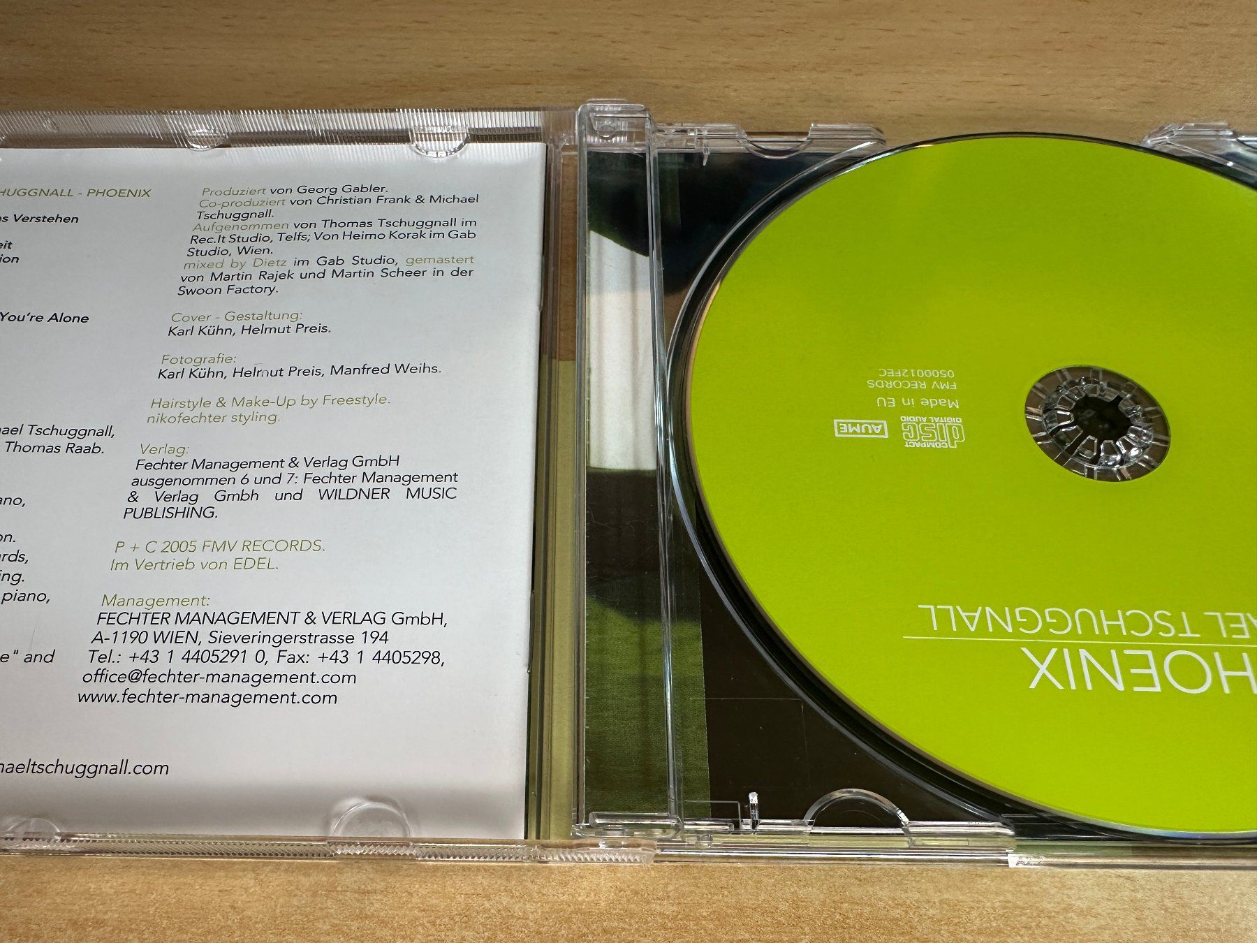 CD: A4 Michael Tschuggnall – Phoenix – Usato da Rikon im Tösstal venduto da Alpenmutz 2