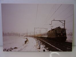 Foto SBBRe 4/4" 11200 EC-Zug München-Zürich Gossau 4.2.1992