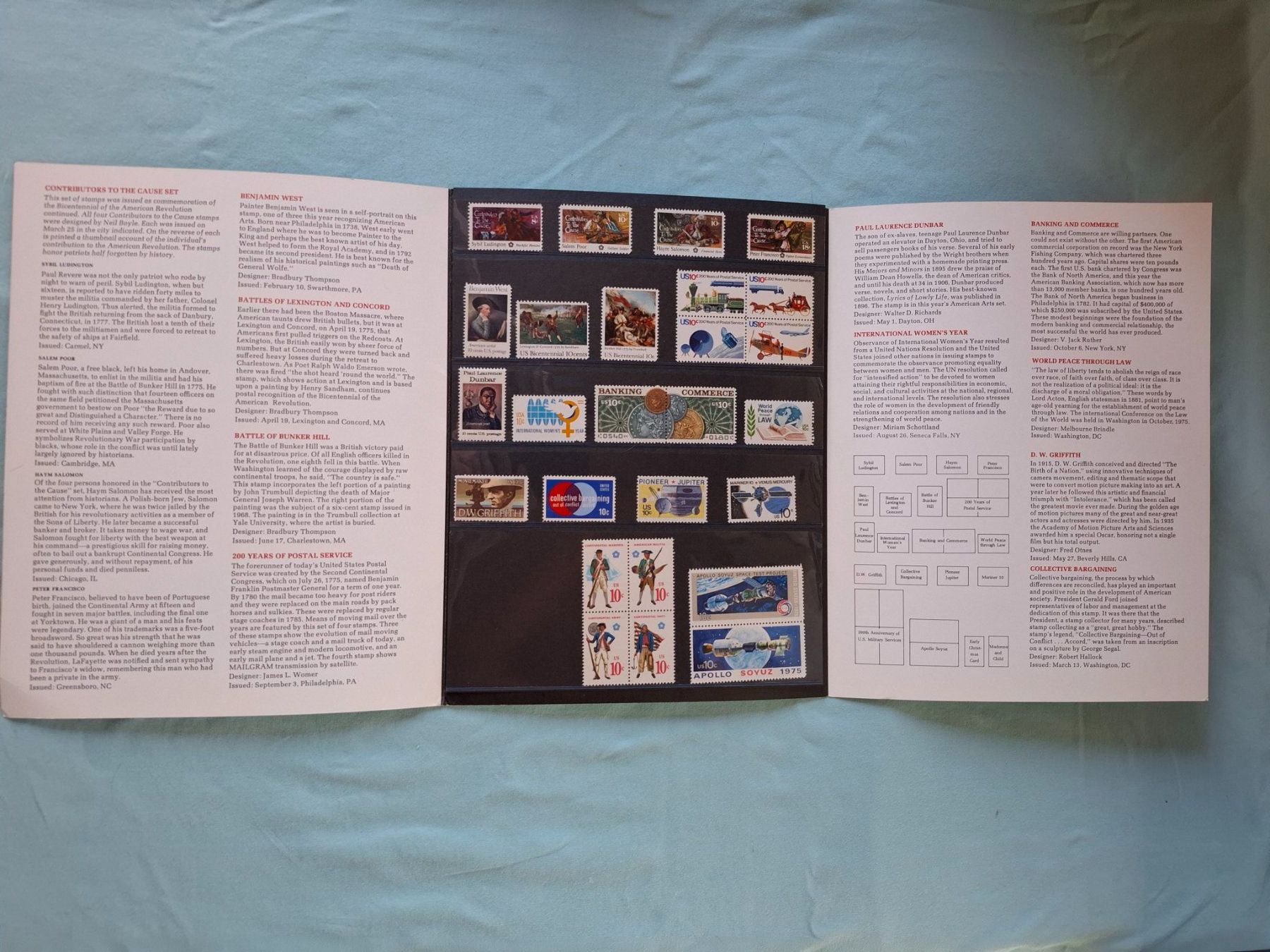 Tous les timbres: US Postal Mint Set von 1975 – D'occasion à kreuzlingen par norgeire73 1