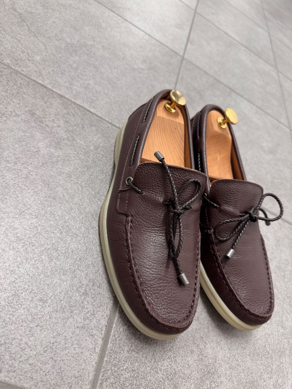 Hackett Scarpe da uomo: Hackett - JERRY COAST Bootsschuh - dark brown Loafer Slipper – Usato da Uitikon Waldegg venduto da Jim-Panse 2