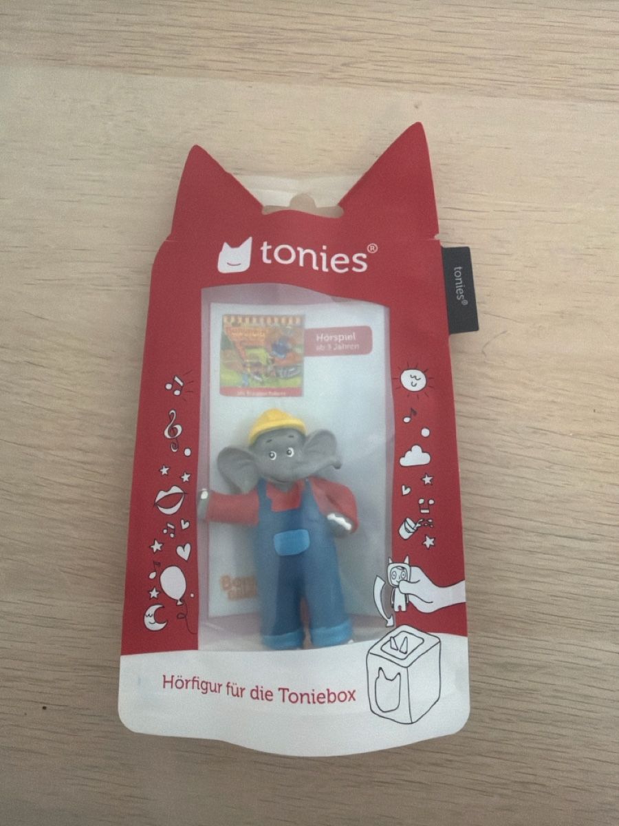 Tonies Statuette: Tonies Hörfigur Benjamin Blümchen als Baggerfahrer neu – Nuovo e nell'imballaggio originale da Winterthur venduto da Miriammici