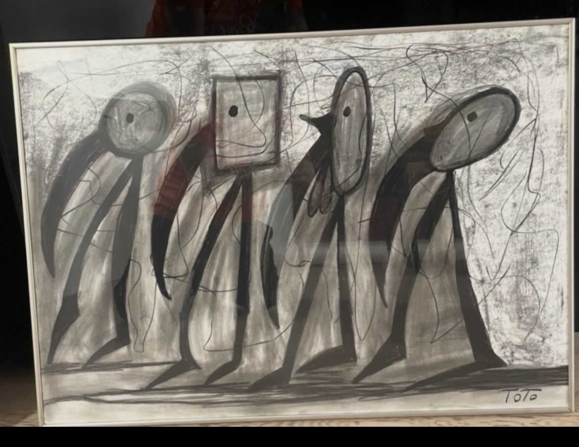 Foto & Immagini: Kunst Bild Kohle auf Papier 40x50 – Nuovo (secondo la descrizione) da Lausen venduto da artehome 4