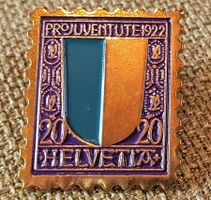 A965 - Pin PTT Helvetia Pro Juventute LU