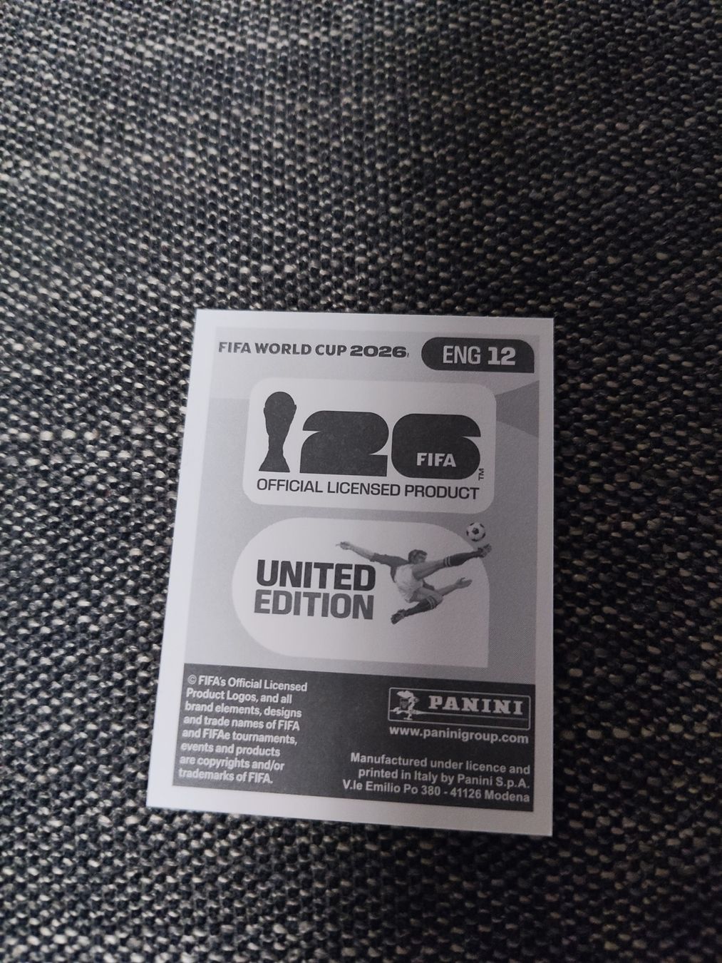 Panini Carte collezionabili: Panini 2026 Wm Eng 12 – Nuovo (secondo la descrizione) da Lieli venduto da Maholo 1