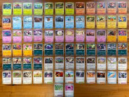 Pokemon Fatale Flammen (PFL) - alle 74 normalen Karten