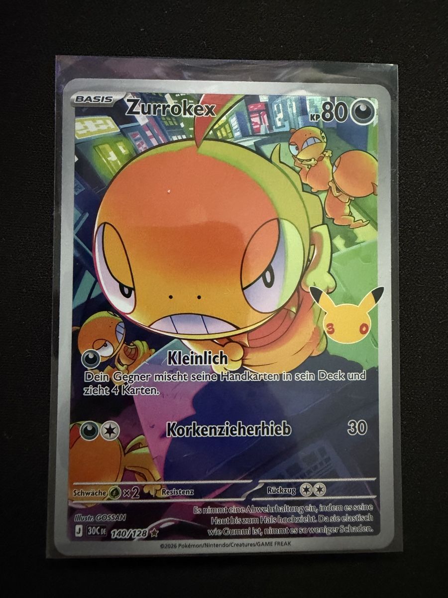 Pokémon Carte collezionabili: Pokemon Zurrokex 30th de – Nuovo (secondo la descrizione) da Winterthur venduto da stipooo97