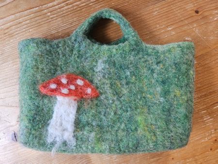 Wunderschöne Waldorf Kinder Filztasche