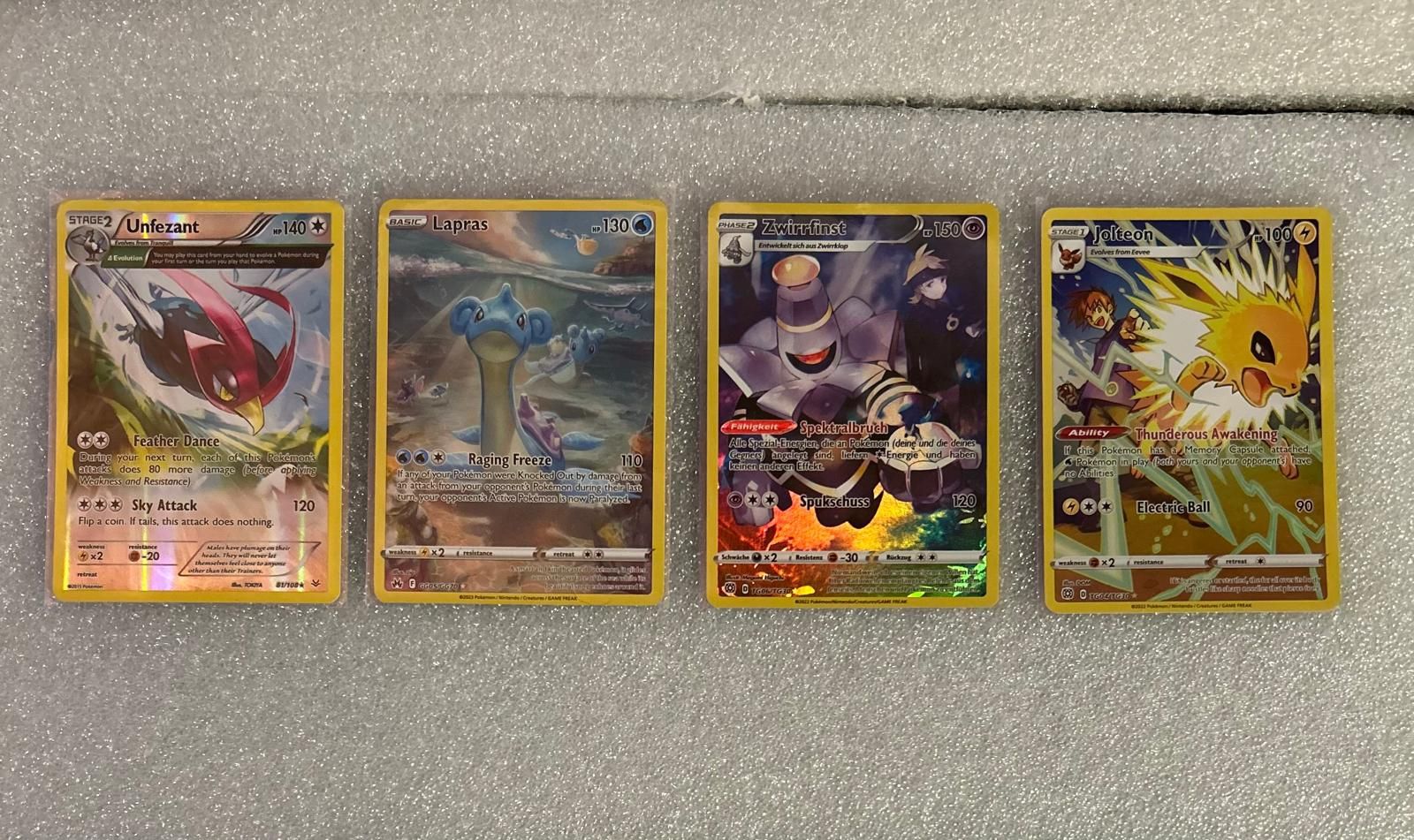 Pokémon Carte collezionabili: Pokémon SWSH 4er Set – Nuovo (secondo la descrizione) da Wildhaus venduto da collectony